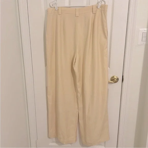 Sezane Loulou Trousers In Creme NWT Size 46, US 14